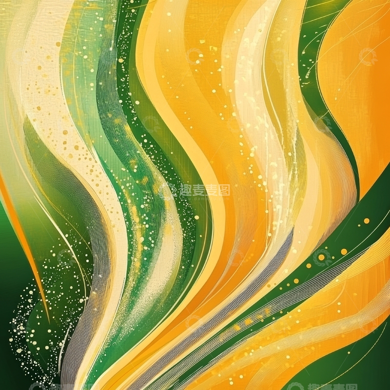 高清大图下载【趣麦麦图】流动的色彩波浪