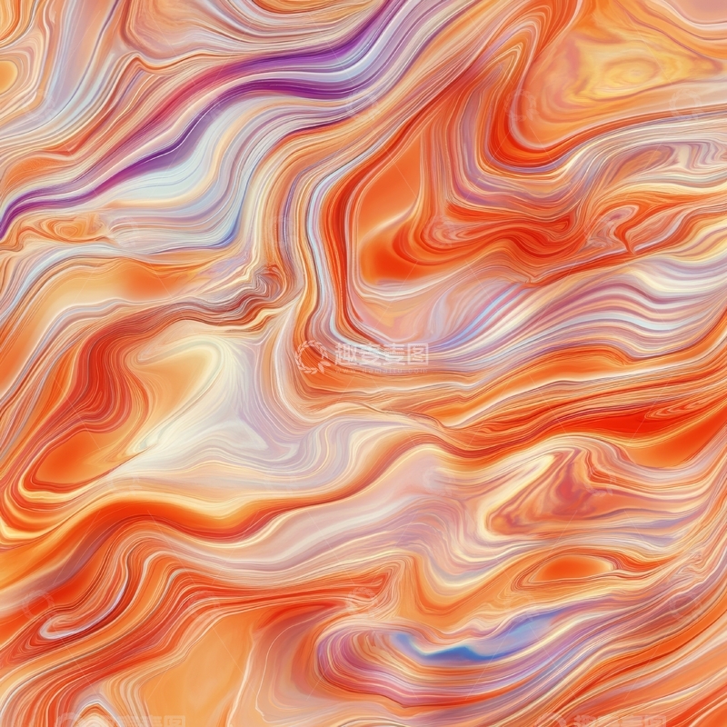 高清大图下载【趣麦麦图】流动色彩的抽象艺术背景