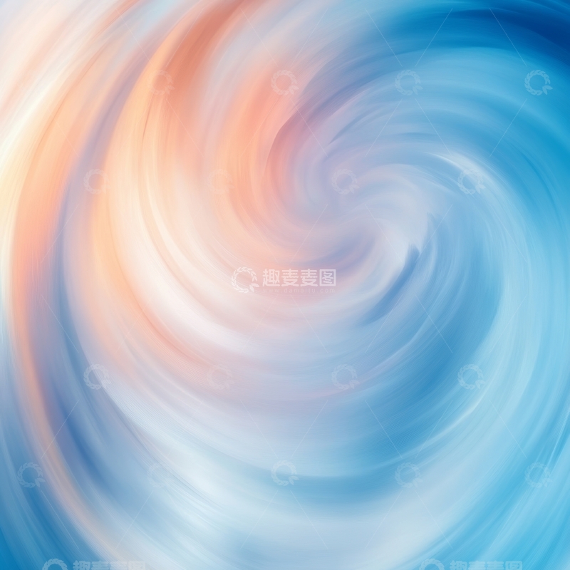 高清大图下载【趣麦麦图】色彩斑斓的漩涡图案