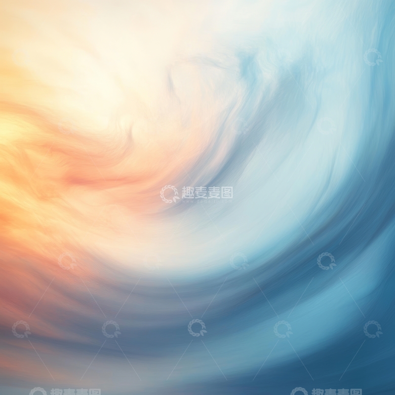 高清大图下载【趣麦麦图】色彩交融的抽象漩涡