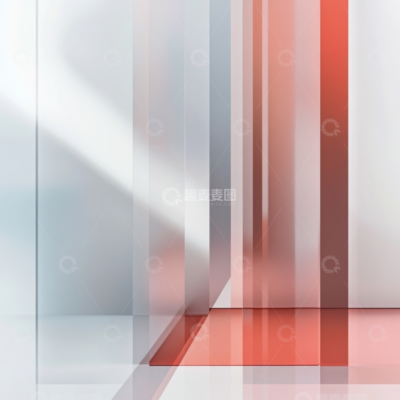 高清大图下载【趣麦麦图】光影交错的抽象空间