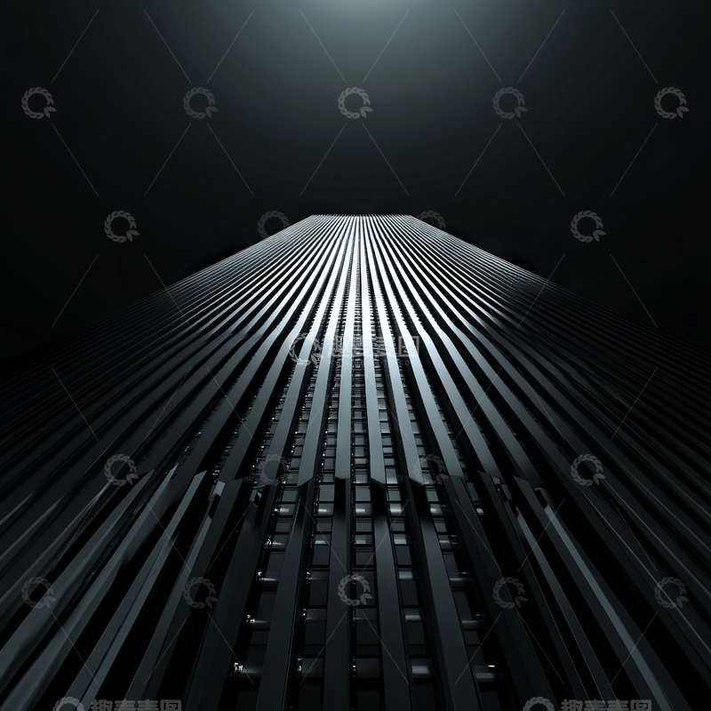 高清大图下载【趣麦麦图】光影交错的金属结构