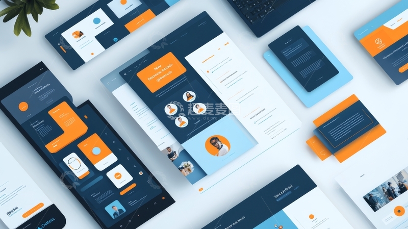 高清大图下载【趣麦麦图】现代网页设计布局展示