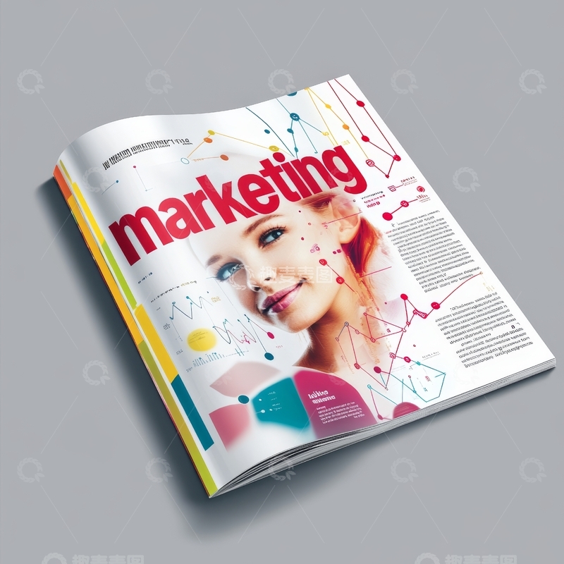 高清大图下载【趣麦麦图】营销杂志封面设计