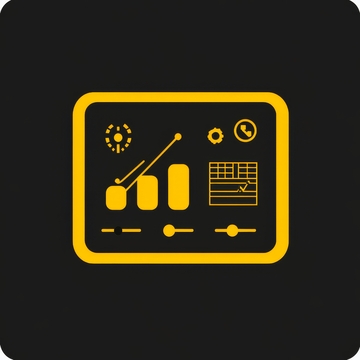 数据分析图表界面图标