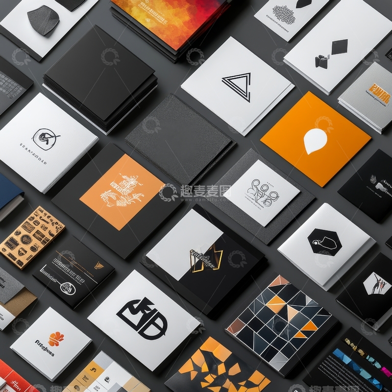 高清大图下载【趣麦麦图】-多样设计标识展示