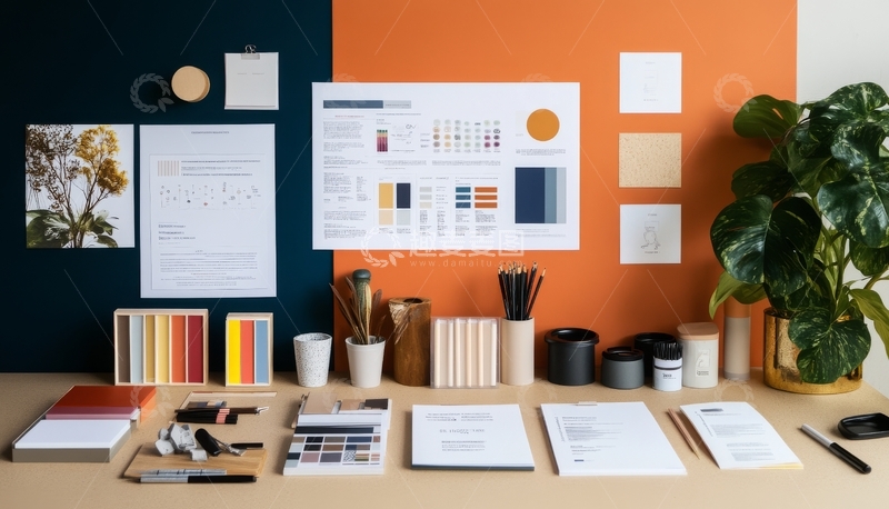 高清大图下载【趣麦麦图】创意工作空间设计展示