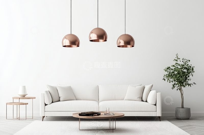 高清大图下载【趣麦麦图】现代简约客厅设计