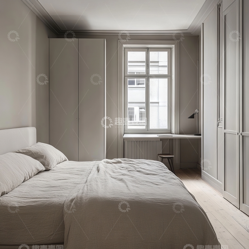 高清大图下载【趣麦麦图】简约风格的卧室内部设计
