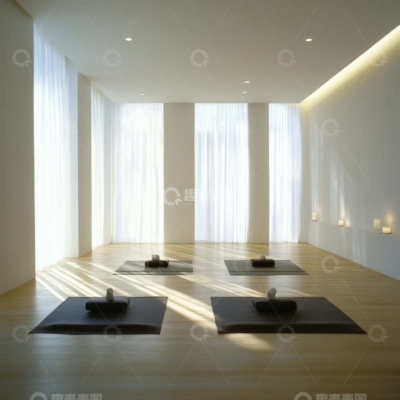 高清大图下载【趣麦麦图】宁静的冥想空间