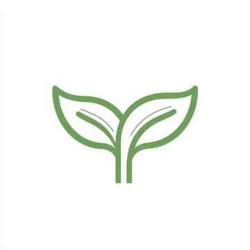 绿色植物幼苗简笔画