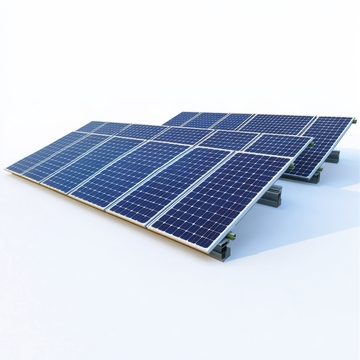 太阳能电池板阵列展示