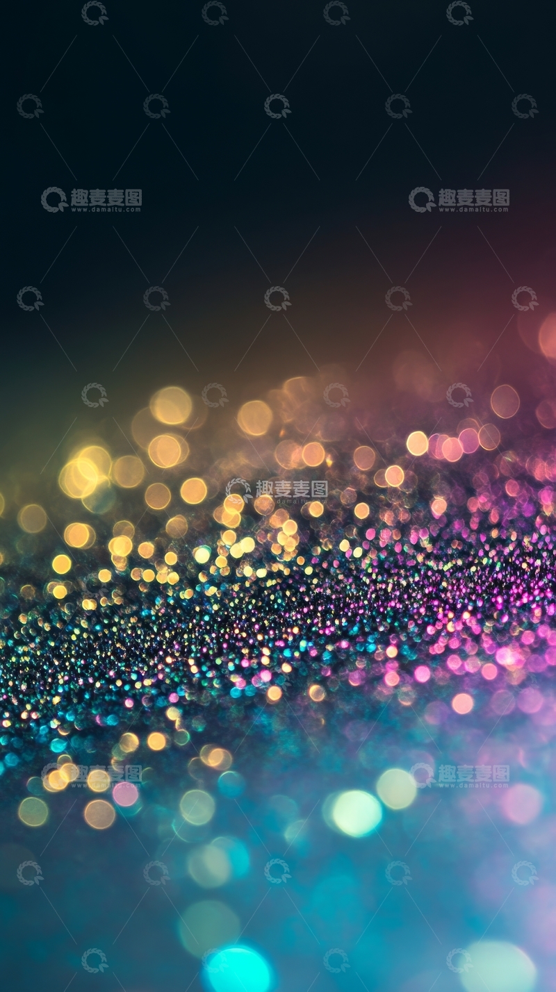 高清大图下载【趣麦麦图】炫彩斑斓的光斑背景
