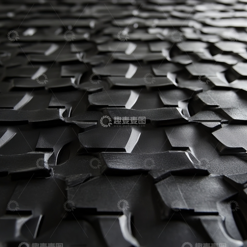 高清大图下载【趣麦麦图】黑色纹理表面的特写细节