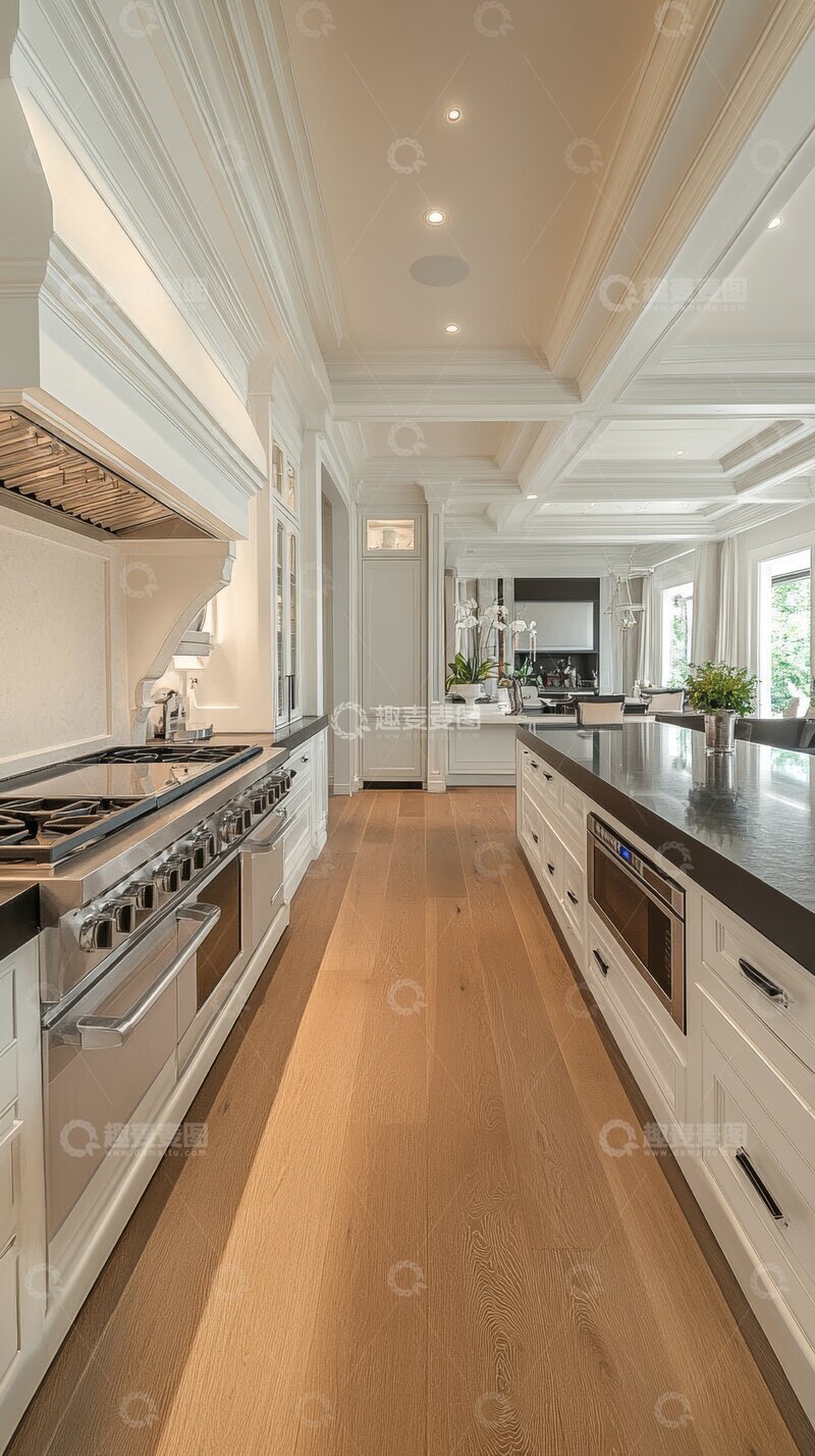高清大图下载【趣麦麦图】现代简约厨房设计