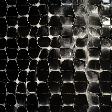 黑色光泽鳞片纹理特写