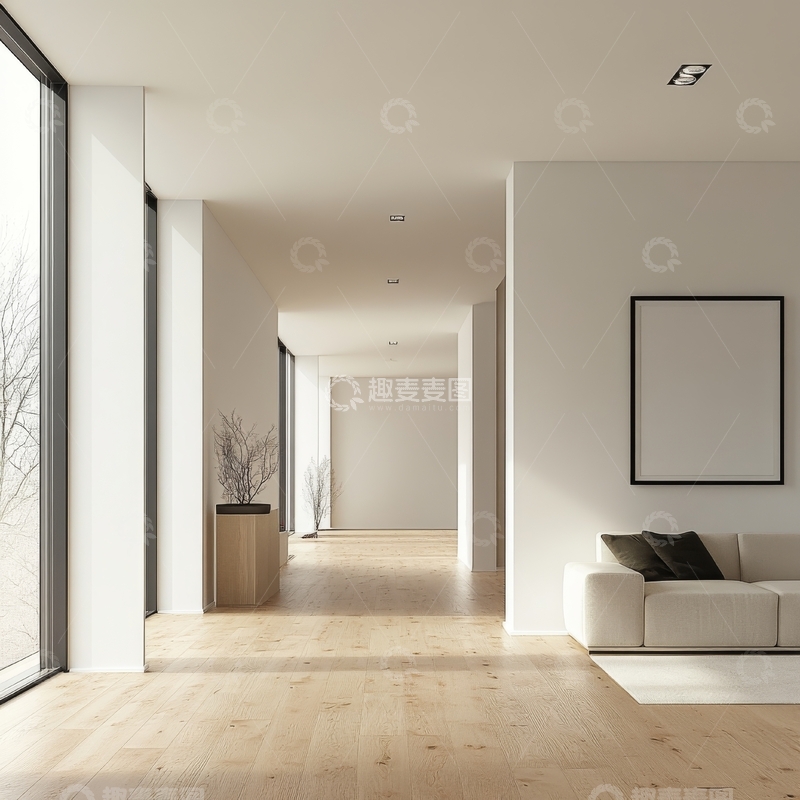 高清大图下载【趣麦麦图】现代简约客厅设计