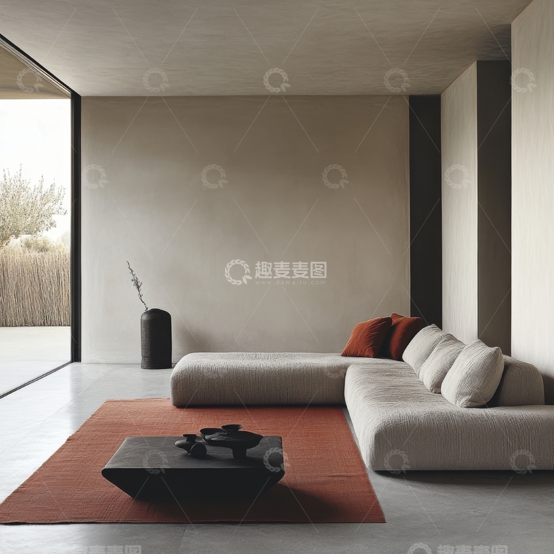 高清大图下载【趣麦麦图】现代简约客厅设计