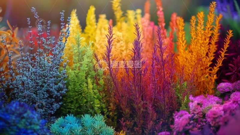 高清大图下载【趣麦麦图】多彩植物的绚丽景象