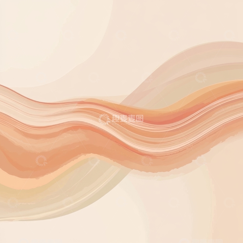高清大图下载【趣麦麦图】柔和色调的抽象波浪图案