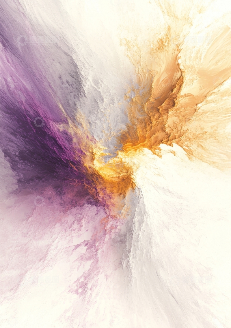 高清大图下载【趣麦麦图】色彩交融的抽象艺术