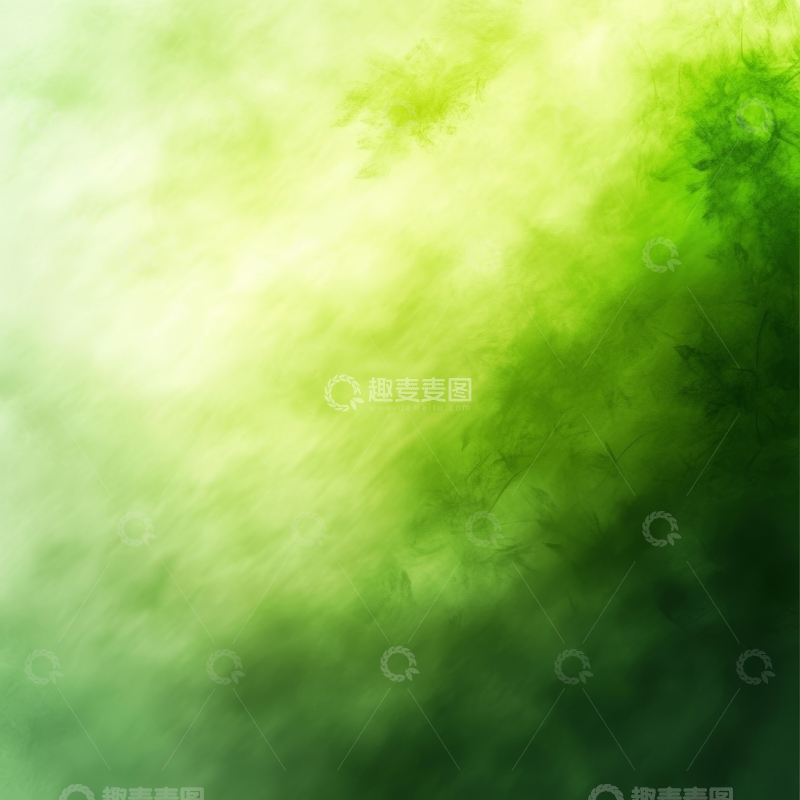 高清大图下载【趣麦麦图】绿色渐变模糊背景