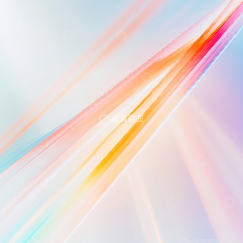 高清大图下载【趣麦麦图】柔和色彩的动态光线背景