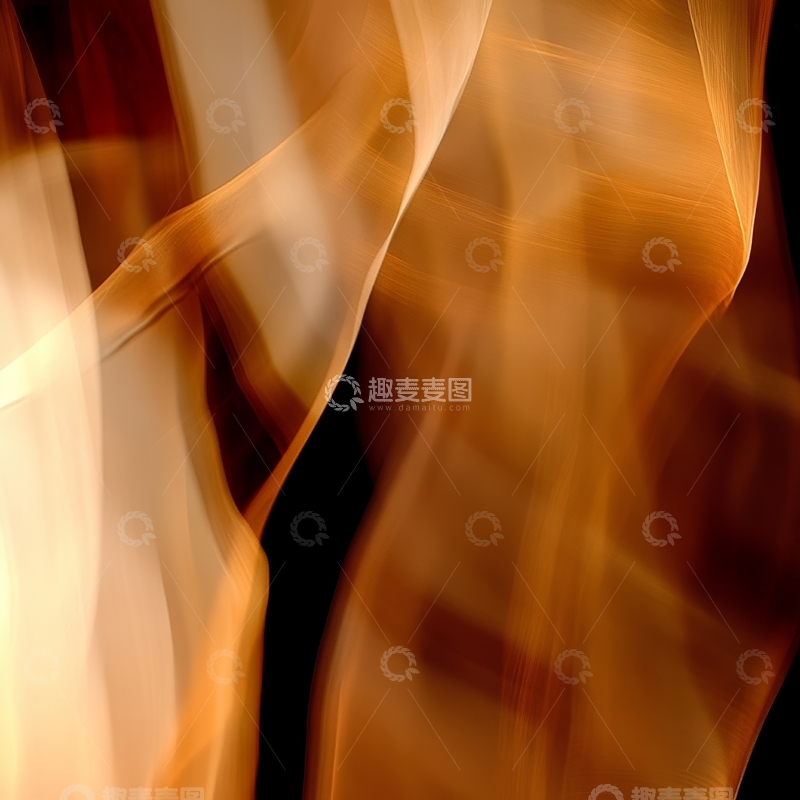 高清大图下载【趣麦麦图】流动的金色光影