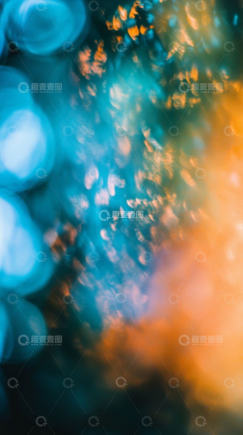 高清大图下载【趣麦麦图】色彩斑斓的抽象光影效果