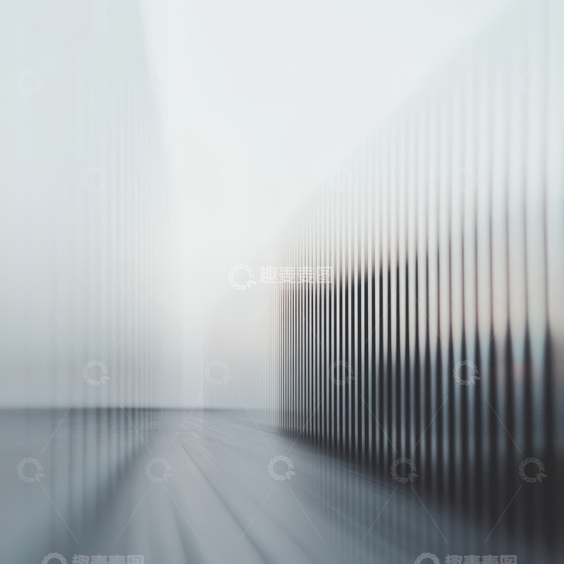 高清大图下载【趣麦麦图】模糊走廊的抽象视觉效果