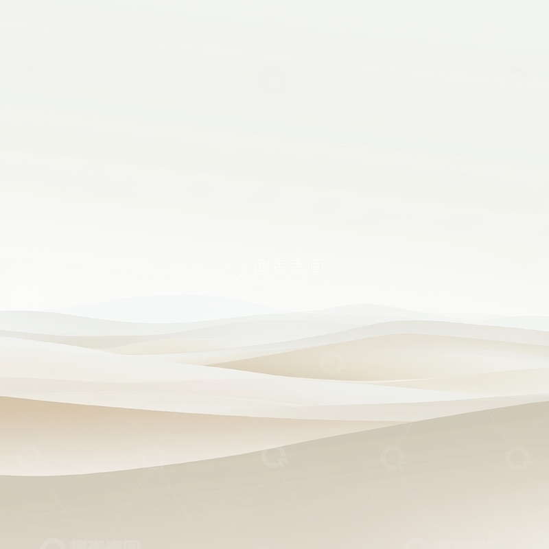 高清大图下载【趣麦麦图】柔和沙漠沙丘的宁静景象