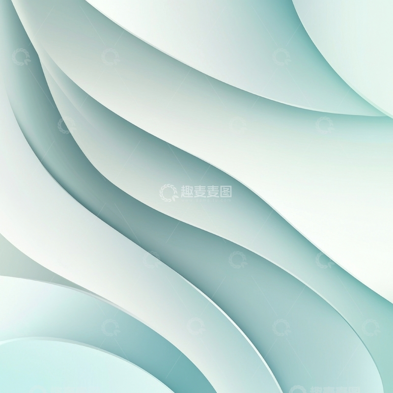 高清大图下载【趣麦麦图】柔和曲线的抽象背景