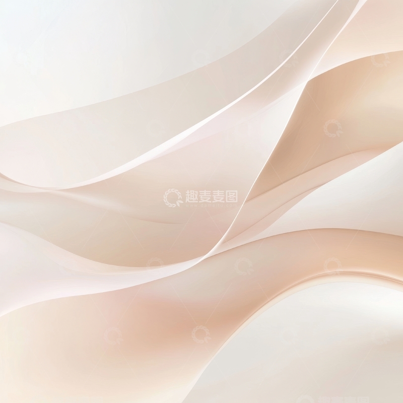 高清大图下载【趣麦麦图】柔和曲线的抽象背景