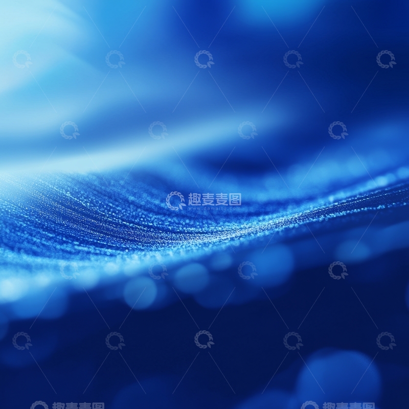 高清大图下载【趣麦麦图】蓝色波纹纹理的抽象背景