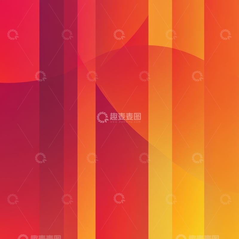 高清大图下载【趣麦麦图】渐变色彩的抽象几何图案