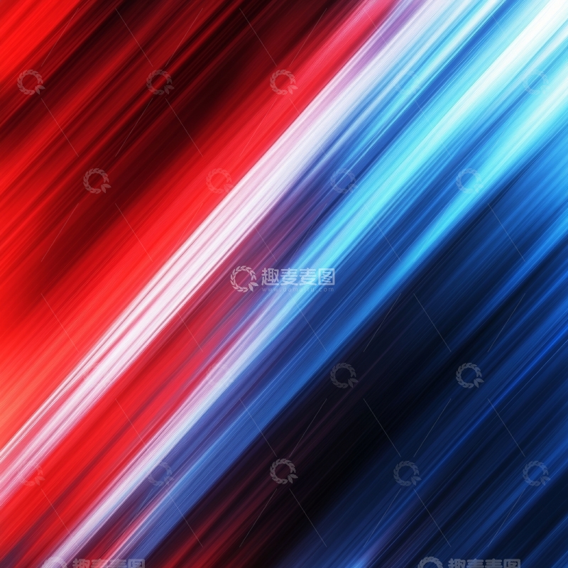 高清大图下载【趣麦麦图】红蓝交织的动感抽象背景