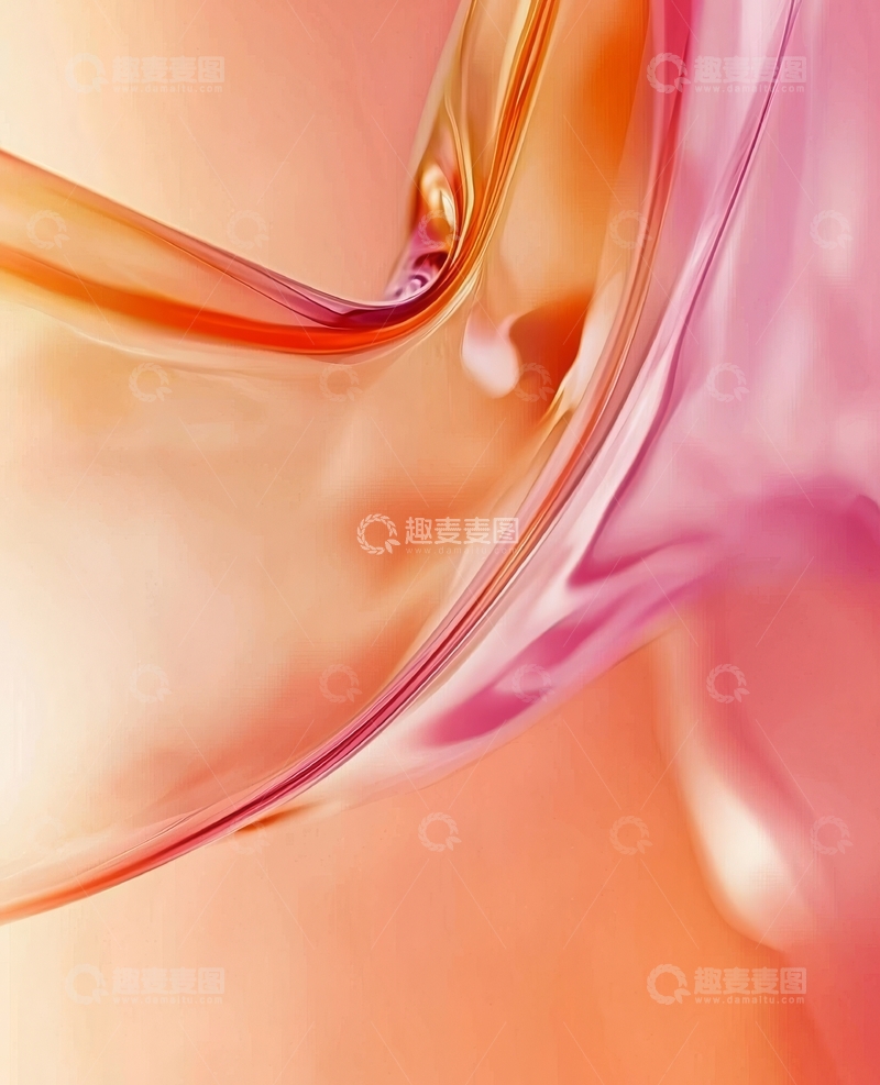 高清大图下载【趣麦麦图】流动的色彩与光影交织