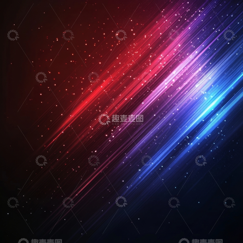 高清大图下载【趣麦麦图】渐变光束与闪烁星光的抽象背景