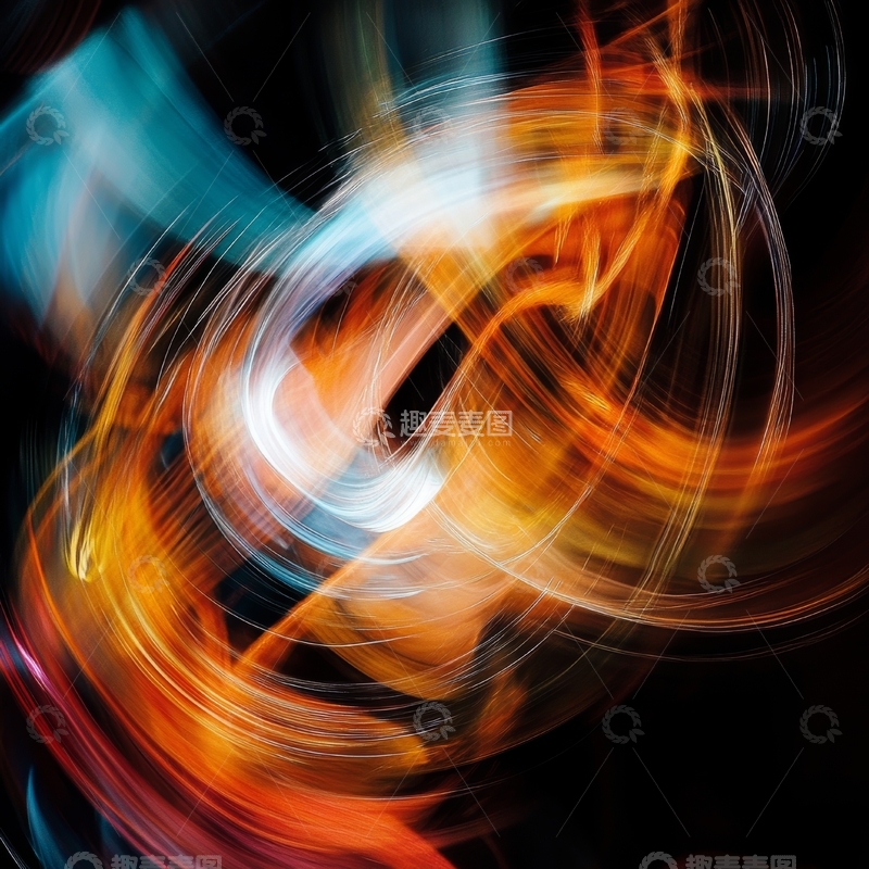 高清大图下载【趣麦麦图】光影交织的抽象动态图案