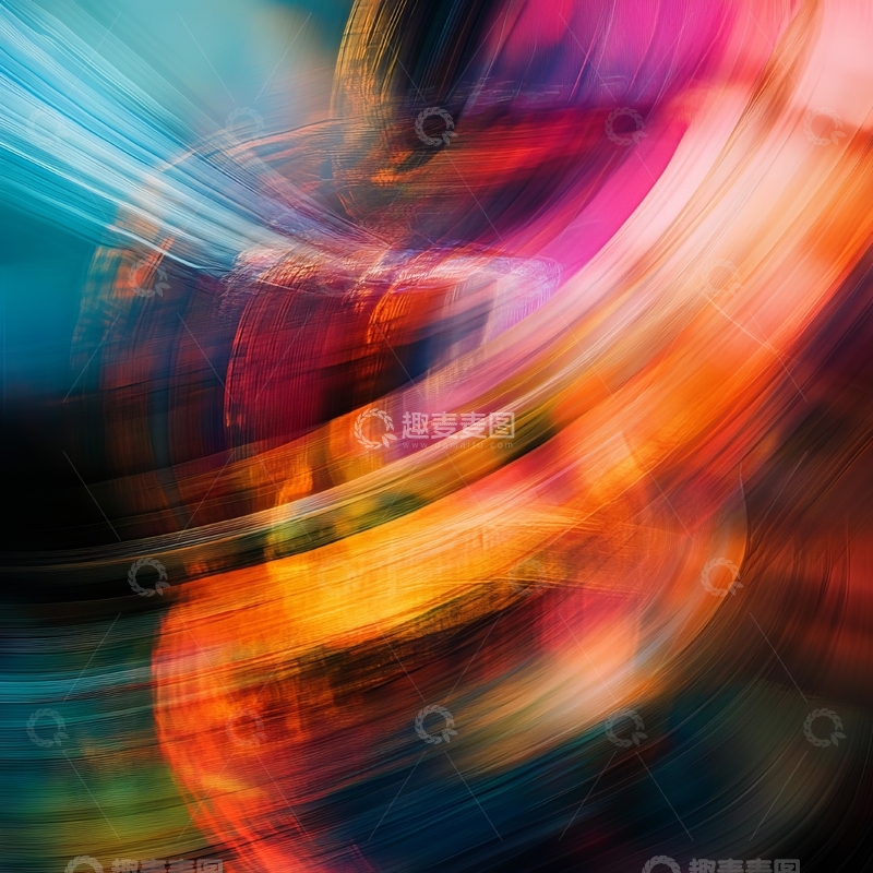 高清大图下载【趣麦麦图】色彩斑斓的动态光影