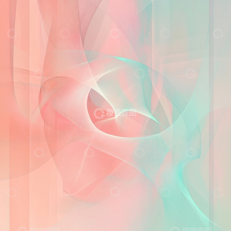 高清大图下载【趣麦麦图】柔和色彩交织的抽象图案
