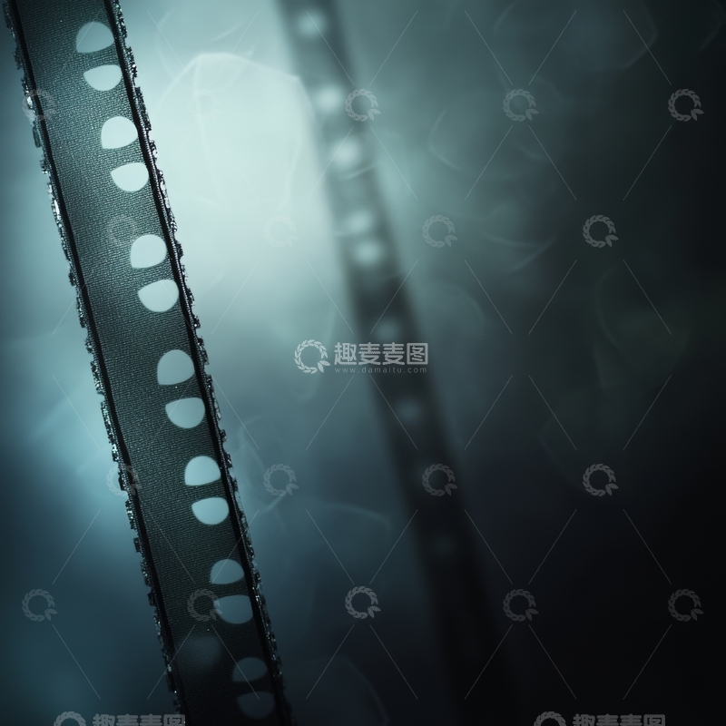 高清大图下载【趣麦麦图】胶片条带与光影交织