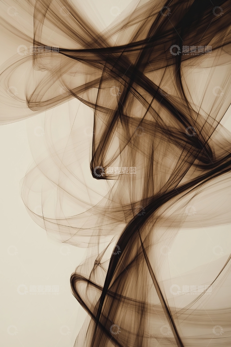 高清大图下载【趣麦麦图】烟雾缭绕的抽象艺术