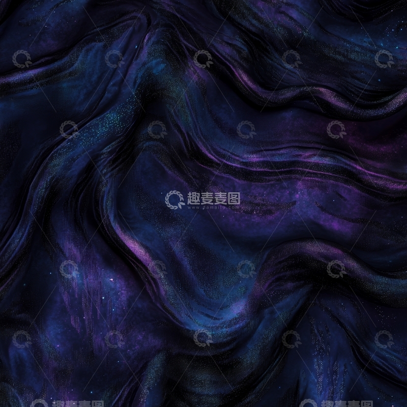 高清大图下载【趣麦麦图】深邃宇宙的流动色彩