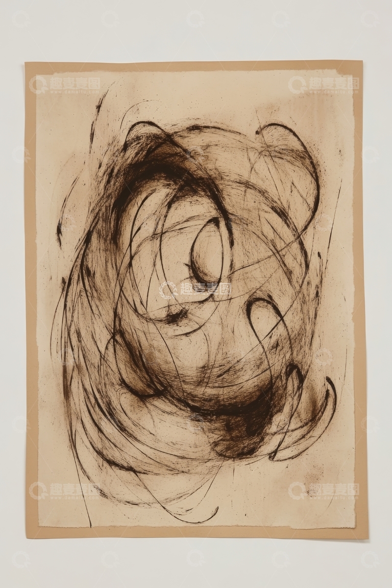 高清大图下载【趣麦麦图】抽象线条构成的面部轮廓