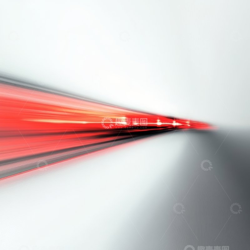 高清大图下载【趣麦麦图】红色光线的动态轨迹