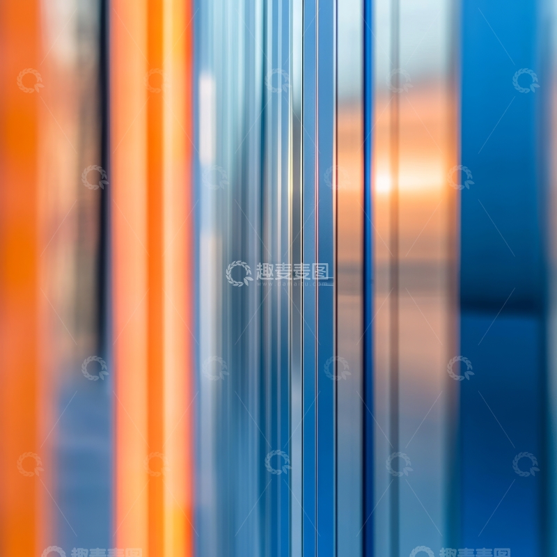 高清大图下载【趣麦麦图】模糊玻璃与色彩背景
