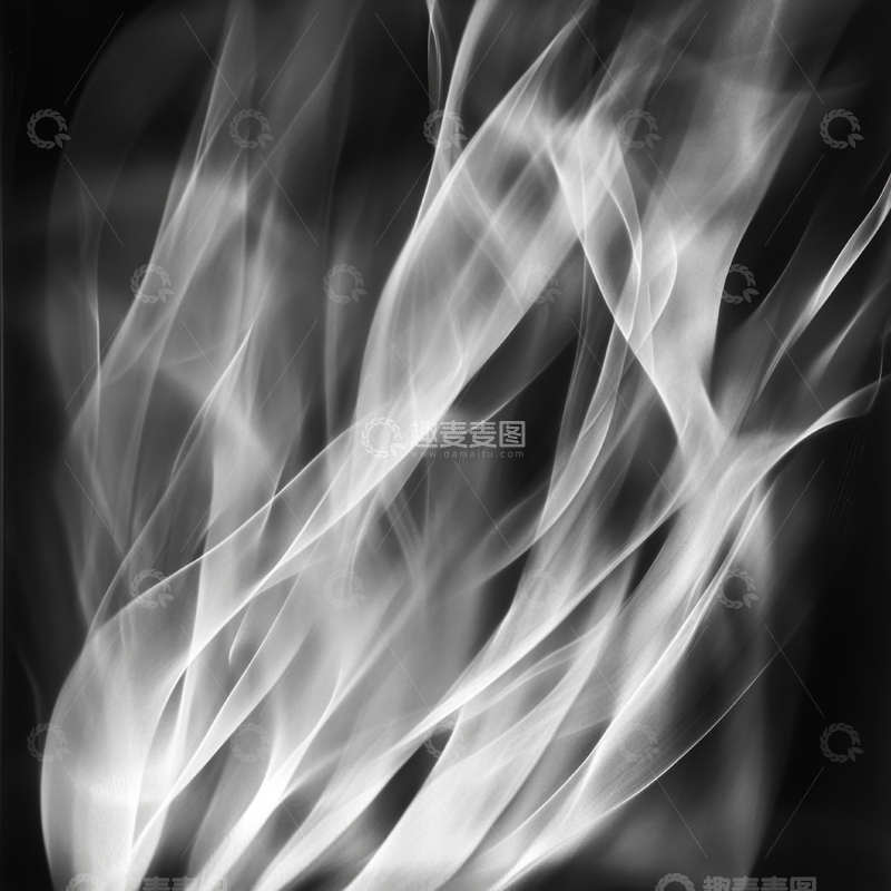 高清大图下载【趣麦麦图】黑白烟雾抽象背景