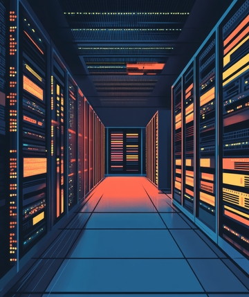 数据中心服务器机房