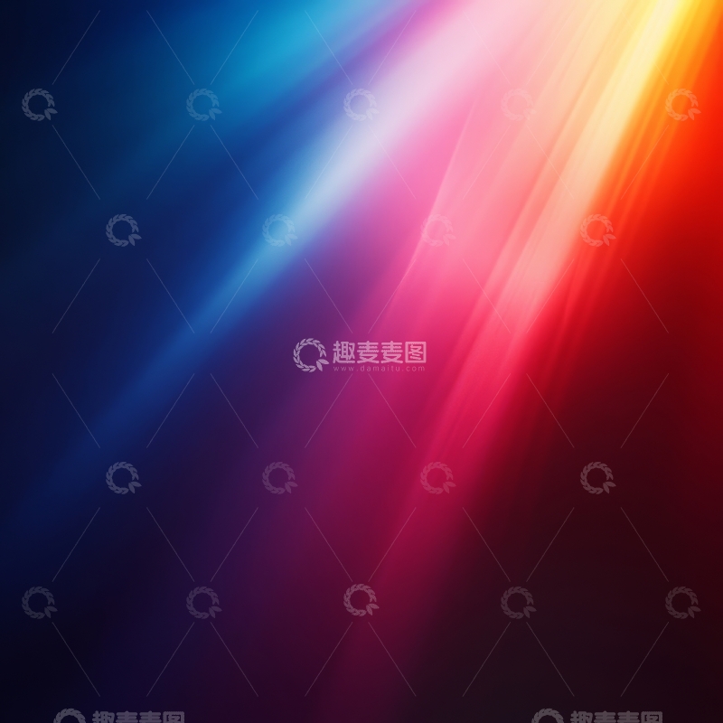 高清大图下载【趣麦麦图】色彩渐变的抽象光影效果